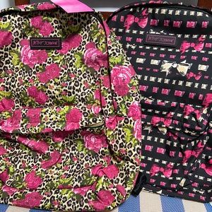 2pcs Betsey Johnson Backpacks (brand new)